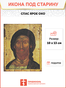 Икона Спас Ярое Око 14 век