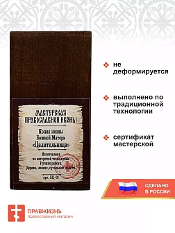 Икона Пресвятая Богородица Целительница дерево холст 12х24 см Икона Пресвятая Богородица Целительница дерево холст 12х24 см
