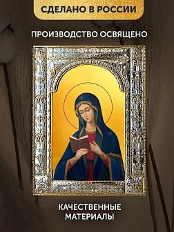 Икона Калужская Божия Матерь в ризе, 18x24 см