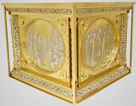 Облачение на престол №11 1.0*1.0 частичное золочение эмаль