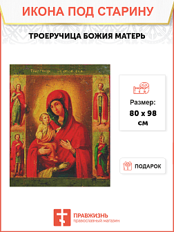 Икона Божьей Матери Троеручица
