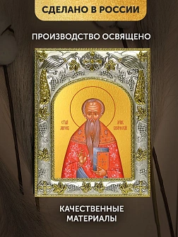 Икона Мирон Кизический в ризе, 18х14 см