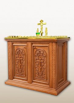 Панихидный стол №627 на 106 свечей (латунь)