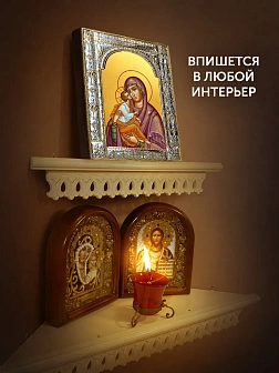 Икона Акафистная Божия Матерь в ризе, 18x24 см