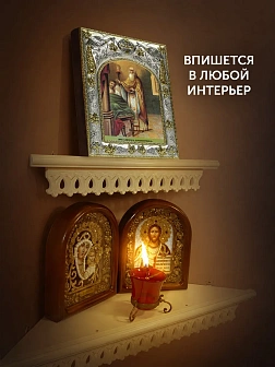 Икона Сампсон Странноприимец в ризе, 18х14 см