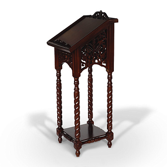 Аналой с витыми ножками и резными вставками №1