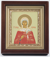 Икона МЕЛАНИЯ (Милана) Римляныня, Вифлеемская, Палестинская, Преподобная 6х9 см
