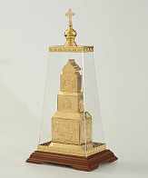 Дарохранительница №17 со съёмной дароносицей золочение Дарохранительница №17 со съёмной дароносицей золочение