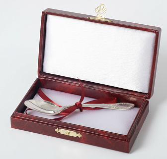 Лжица литьевая малая №9 серебро (УИН)