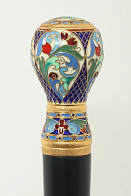 Посох №18 неразборный серебро филигрань, эмаль / золочение / (УИН) Посох №18 неразборный серебро филигрань, эмаль / золочение / (УИН)