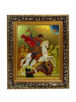 Икона Георгий Победоносец на коне