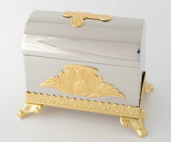 Ящик крестильный большой никелирование