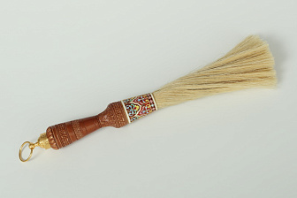 Кропило №3 филигрань, эмаль, резная ручка / золочение