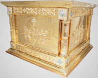 Облачение на престол №16 1.0*1.0 золочение эмаль