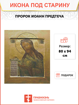 Икона Иоанн Предтеча из Деисуса