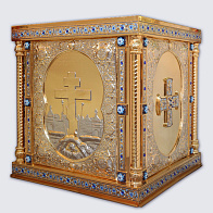 Облачение на жертвенник 0.8*0.8 Псково-Печерский №2 золочение эмаль