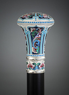 Посох №5 неразборный серебро филигрань, эмаль, роспись (УИН) Посох №5 неразборный серебро филигрань, эмаль, роспись (УИН)