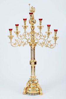 Семисвечник запрестольный №2 золочение