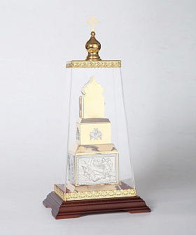 Дарохранительница №17 со съёмной дароносицей комбинированная