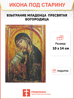 Икона Взыграние Младенца