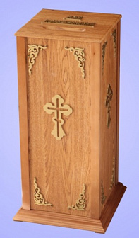 Кружка для пожертвований с облицовкой