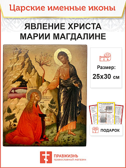 Икона Явление Христа Марии Магдалине 25х30 (099) Икона Явление Христа Марии Магдалине 25х30 (099)