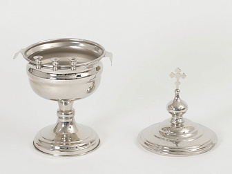 Чаша водосвятная малая никелирование