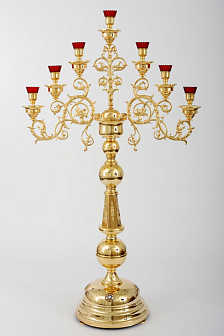 Семисвечник запрестольный №8 золочение