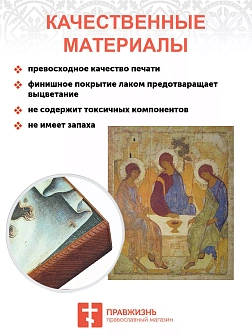Икона Троица (Рублев) 15 век