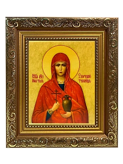 Икона складень Анастасия Узорешительница и Ангел Хранитель 19х22х7 см 027 Икона складень Анастасия Узорешительница и Ангел Хранитель 19х22х7 см 027