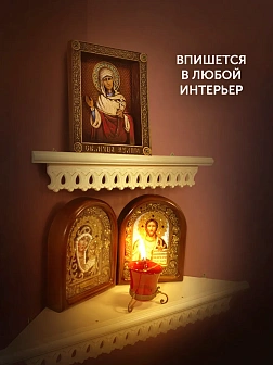 Икона Святая Иулия ( Юлия ), Мученица, резная из дерева