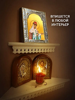 Икона Ольга Великая Княгиня в ризе, 18x24 см