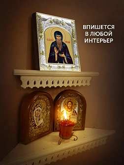 Икона Олег Брянский в ризе, 18х14 см