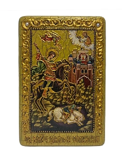Икона ДИМИТРИЙ (Дмитрий) Солунский (Фессалоникийский), Мироточивый, Великомученик (ПОДАРОЧНАЯ)