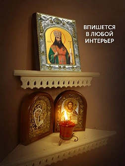 Икона Феодосий Черниговский в ризе, 18х14 см