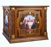 Облачение престола с фотоиконами