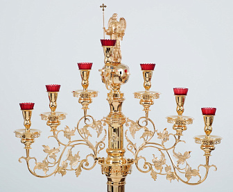 Семисвечник запрестольный №2 золочение