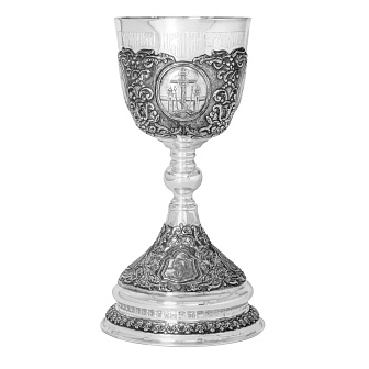 Потир 1.5л гальванопластика №24 / серебрение / серебряный стакан (УИН)