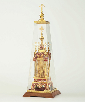 Дарохранительница №10 золочение эмаль