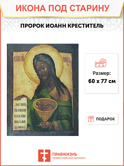 Икона Пророк Иоанн Креститель (из деисусного чина)