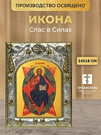 Икона Спас в Силах в ризе, 18х14 см
