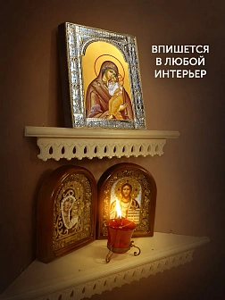 Икона Ярославская Божия Матерь в ризе, 18x24 см