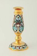 Подсвечник малый №1 / 1 свеча / золочение Подсвечник малый №1 / 1 свеча / золочение