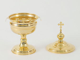 Чаша водосвятная малая золочение