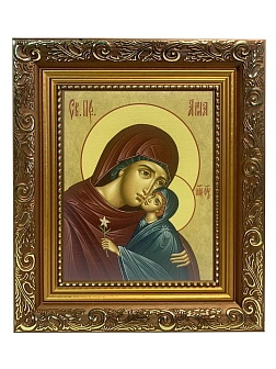 Икона складень Анна праведная с Богородицей Ангел Хранитель 19х22х7 см 028А Икона складень Анна праведная с Богородицей Ангел Хранитель 19х22х7 см 028А