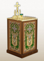 Панихидный стол Маркетри №239 на 44свечи