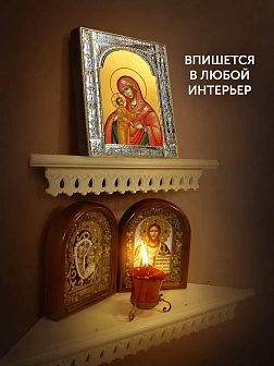 Икона Девпетерувская Божия Матерь в ризе, 18x24 см