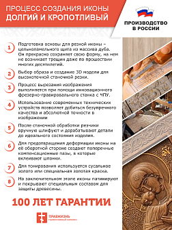 Икона резная Ангел хранитель рамка Икона резная Ангел хранитель рамка