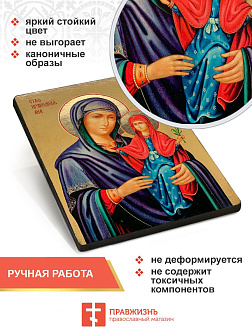 Именная икона 028 Праведная Анна с Девой Марией 22х30, царская Именная икона 028 Праведная Анна с Девой Марией 22х30, царская