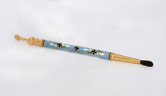 Стручец филигрань, эмаль, роспись / золочение